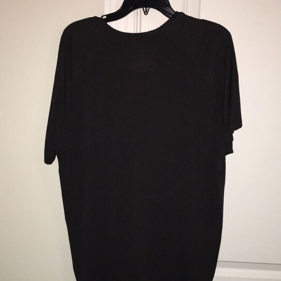 Tommy John Charcoal Gray Soft mens 3 Button soft Short sleeve Tee T shirt L/G - Picture 4 of 4